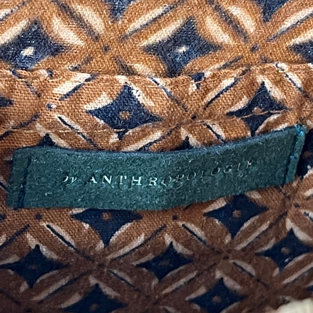 Anthropologie Bag Handwoven Round Rattan Wicker Crossbody Purse‎ - Picture 15 of 16